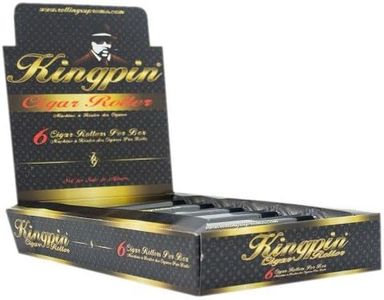 KINGPIN Cigar Roller 120MM UNFLAVORED Flavor Pack of 6