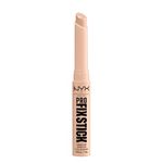 NYX Professional Makeup Correcting Concealer Stick, Covers Blemishes, Dark Spots and Discolouration, 12H Wear, Vegan Formula, Pro Fix Stick, Light