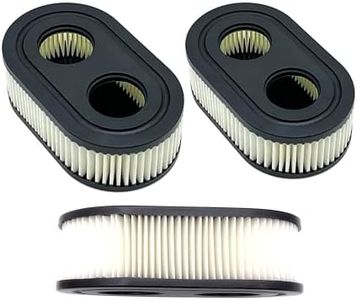 Cartridge Lawn Mower Air Filter Apply to593260 798452 Series Engine Replacement Air Cleaner for Craftsman Husqvarna Toro Lawnmower 3 Pack Individual boxes