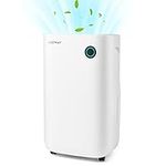 COSTWAY Dehumidifier for Home & Basements, 4500 Sq. Ft Quiet Dehumidifier with 5 Modes, 3-Color Indicator Light, 1.7 Gallon Water Tank, 73-Pint/Day, Water Full Auto Shut Off, Auto or Manual Drainage, 24H Timer