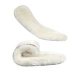 Premium Sheepskin Replacement Insoles for Women & Men, Thick Fluffy Fleece Wool Inserts for Slippers,Boots