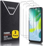 Didisky 3 Pack Tempered Glass Screen Protector for Motorola Moto E13, Scratch-Resistant, 9H Hardness, No Bubbles, High Definition Screen Protector, Easy to Use