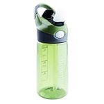 mountop Kids Water Bottle with Straw for Girls & Boys, Leak-Proof BPA-Free, Kids Drinking Bottle Ideal for Sports & Outdoors 400ml Green