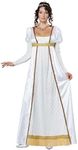 California Women's Josephine French Empress Costume for Adult, X-Large White