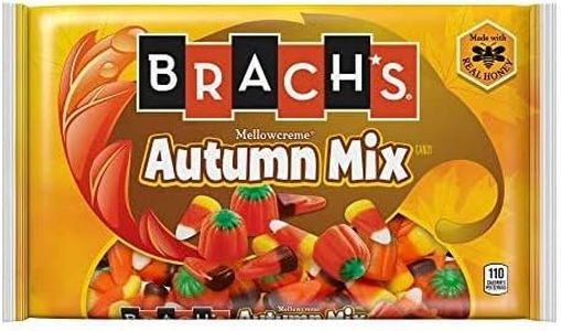 Autumn Mix; Candy Corn, Mellowcreme Pumpkin & Indian Corn 2 Pack | Made With Real Honey | Harvest Halloween Thanksgiving Autumn Fall Delights - Brach's
