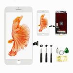 PassionTR Iphone 7 Plus White LCD Screen Replacement Touch Screen Digitizer Frame Assembly (5.5 Inch)