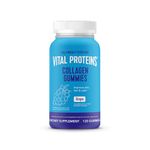 Vital Proteins Collagen Gummies, 2.5g of Clinically-Tested Collagen for Hair, Skin, Nails & Wrinkles, 120 ct, 30-Day Supply, Grape Flavor