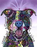 Pit Bull 9 - Best of Breed Dean Russo Garden Flag 12" x 17"