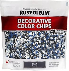 Rust-Oleum 301359 Decorative Color Chips, Gray Blend, 1lb(454g)