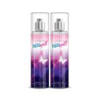 Layer'r Women WottaGirl Amber Kiss Fragrant Body Splash | Long Lasting Liquid Fragrance (135Ml) (Pack Of 2)