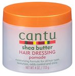 Cantu Shea Butter Hair Dressing Pomade 4 Ounce Jar (118ml) (2 Pack)