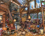 Springbok's 1000 Piece Jigsaw Puzzle The Hunting Lodge, Multicolor