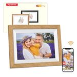 Digital Photo Frame WiFi, 10.1 Inch Frameo Digital Picture Frame, 32GB Memory, 1280 * 800 HD IPS Touchscreen, Share Photos Videos via Frameo APP, Gifts for Women