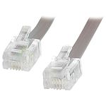 StarTech.com 25 ft RJ11 Telephone Modem Cable - Phone cable - RJ-11 (M) - RJ-11 (M) - 25ft