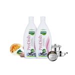 Proklean ProDish Wash Liquid Gel, Herbal Dishwasher-Liquid, Effective Cleaning for Kitchen Utensils - Removes Burnt-On Food & Odor, Eco-Friendly & Non-Toxic - 750ML (Pack of 2)