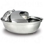 Pioneer Pet Stainless Steel Fountain Raindrop Design, 60oz