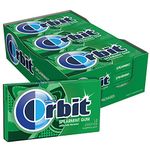 Wrigleys Orbit Spearmint Sugarfree Chewing Gum 14 Piece Pack Box Of 12 Packs