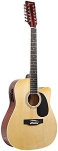 Karrera Acoustic Guitar 12-String with EQ - Natural