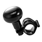 AOTISBAO Car Steering Wheel Booster Ball Suicide Knob with Bearing Iron Clip Aluminum Alloy Booster Ball for Forklifts and Boat Hypersonic