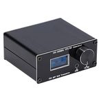 SDR QRP HF Transceiver, 20 Band 10kHz to 220MHz Ham Radio QRP Transceiver USB Variable Frequency Oscillator VFO RF Generator with Bar Graph Indicator, 600Mah Battery, I2C Data Transmission