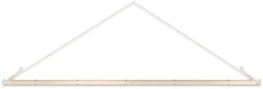 Beyeutao Tapestry Hanger Wooden Tapestry Hanging Telescopic Rod Room Adjustable 32-44 Inch Wooden Rod Holder Flag Pole Wall Hanging Tapestry Rods Rug Hangers for Walls