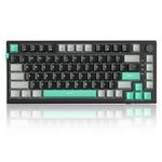 MageGee SKY81 75% Mechanical Gaming Keyboard, Gasket Hot Swappable Wired Custom Creamy Keyboard with 5-Layer Sound Dampening, Knob Control, RGB Backlit, NKRO for Win/Mac (Dark Elf, Blue Whale Switch)