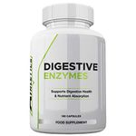 Digestive Enzyme Supplements - 180 Capsules Digestive Enzymes with Plant Based Ingredients - Supports Gut and Daily Digestive Health