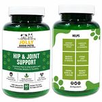 Jolly Good Pets Hip & Joint Supplement for Dogs & Cats I 100% Plant-Based I Improves Mobility & Agility I 60 Capsules