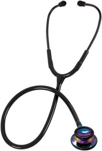 Prestige Medical Clinical Lite™ Stethoscope, Rainbow & Stealth/Black