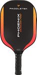 Paddletek Phoenix Genesis Pro - Professional Pickleball Paddles with Honeycomb Core – SRT Pro PolyCore & Fiberglass Epoxy Surface - High Tack Performance Grip – 7.8 oz to 8.2 oz – USAPA Approved