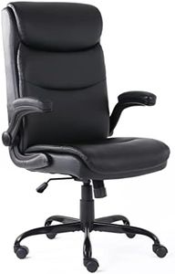 Requena Executive Office Chair with Flip-up Armrest, Durable, Ergonomic and Stable, Height Adjustable X5188