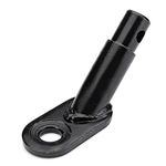 Bike Trailer Hitch Bicycle Trailer Hitch Coupler Attachment Angled Elbow Portable Mount Adapter New Baby Bike Bicycle Steel Replacement Rear Trailer Hitch Axle Mount InStep Adapter