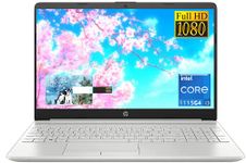 Newest 2021 HP 15.6" Full HD Laptop Computer, Intel 11th Gen Core i3-1115G4(Up to 4.1GHz), 8GB RAM, 512GB SSD, Intel UHD Graphics, Fingerprint Webcam, HDMI, WiFi, with ES 32GB Accessories