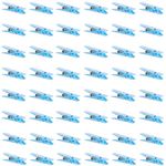 Tytroy Baby Shower Clothespins Small Clothespins Favors - Party Game 48pc (Blue)