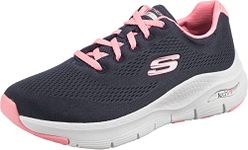 Skechers Women's Arch FIT Sneaker, Navy, 5 UK