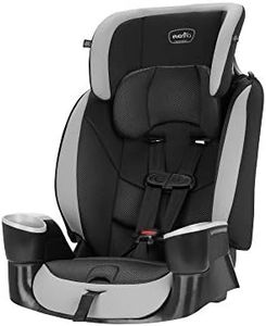 Evenflo High-Back Booster Car Seat with Harness, 22 to 110lbs, Maestro Sport, Granite Gray