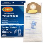 DVC Eureka Style RR Vacuum Bags Microfiltration with Closure - 3 Pack