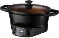 Russell Hobbs Good-to-Go 6.5L Electric Multicooker - 8 Digital functions inc Sear, Slow Cook, Steam, Boil, Keep warm & Roast, Cast aluminium housing, Glass lid, Dishwasher safe parts, 750W, 28270