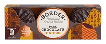 Border Biscuits, Dark Chocolate Gingers, 5.3-Ounce (Pack of 6) by Border Biscuits