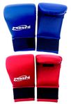 PROSPO Karate Gloves (Men/Women), Boxing Training Gloves, Karate Training Gloves, Karate Gloves for Unisex (Pack of 2), Red/Blue