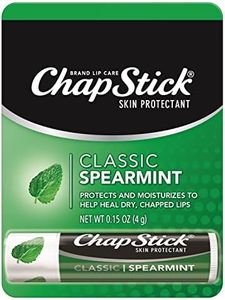 ChapStick Classic Skin Protectant Lip Balm, Spearmint Flavor, 1 Count (Pack of 12)