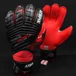 Goalie Goalkeeper Gloves with Pro Fingersaves, Strong Grip for The Toughest Saves, Protection to Prevent Injuries, Fit Match Training, Adult, Youth