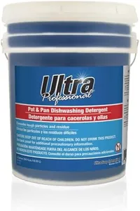 Ultra Professional ™ 5 Gallon Pot & Pan Dishwashing Detergent Dish Cleaning Liquid, Fresh Scent, Blue - Powerful Grease Remover