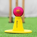 FORTRESS Cricket Batting Tee (12cm) – Durable PVC Cricket Tee For Developing Footwork & Stroke Play [Net World Sports] (Pack of 1)