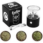 Crethink Upgrade Electric Herb Grinder Pollen Spice Portable Electric Herb Grinder Dry Spice Tabacco Grinder