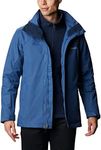 Columbia Men's 3 In 1 Interchange Winter Coat, Night Tide, Collegiate Navy, L