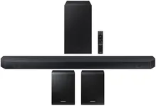 Samsung HW-Q60C 3.1ch Soundbar and Subwoofer with Dolby Atmos and Samsung SWA-9200S 2.0Ch Wireless Rear Surround Sound Speakers (2023)