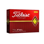 Titleist Trufeel Golf Balls (Pack of 1 Dozen) (Yellow)