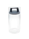 Bewunder Aroma 1x 2-Litre Borosilicate Glass Jars with Vacuum Lid to push out excess air and maintain freshness | Elegant storage of Tea, Coffee, Pasta and other foodstuffs