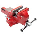 Yost Vises FSV-6 6-Inch Heavy-Duty Forged Steel Bench Vise with 360-Degree Swivel Base